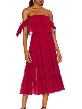 Misa Los Angeles Micaela Dress Burgundy